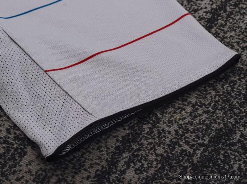 Retro Kids 03/04 FC Barcelona Away Grey Jersey