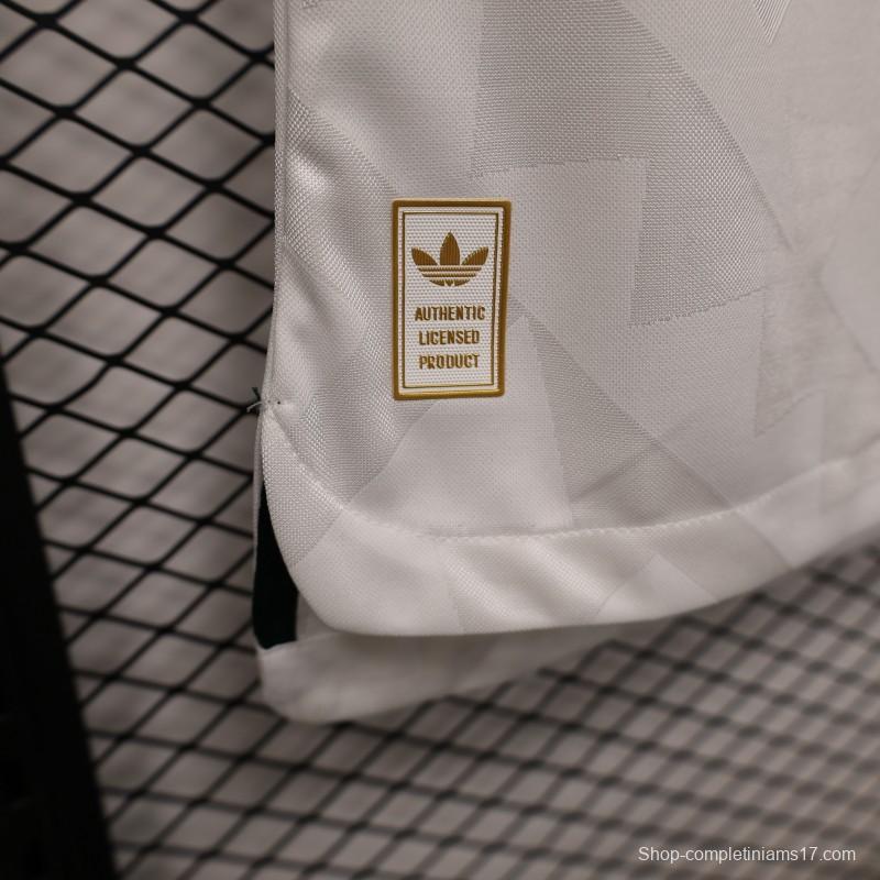 Player Version 2026 Womens Mexico Away White with Geometric Diamond Texture Jersey