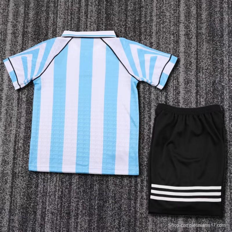 Retro Kids  96/97 Argentina Home Jacquard Jersey