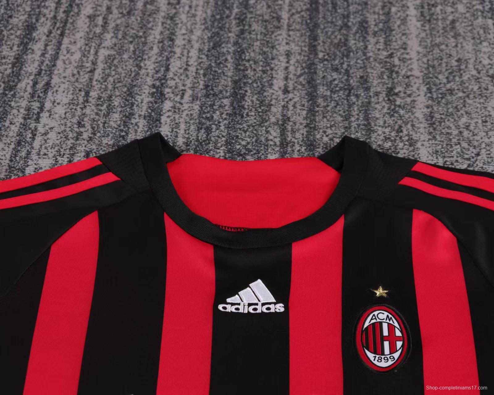Retro Kids 08/09 AC Milan Home Jersey