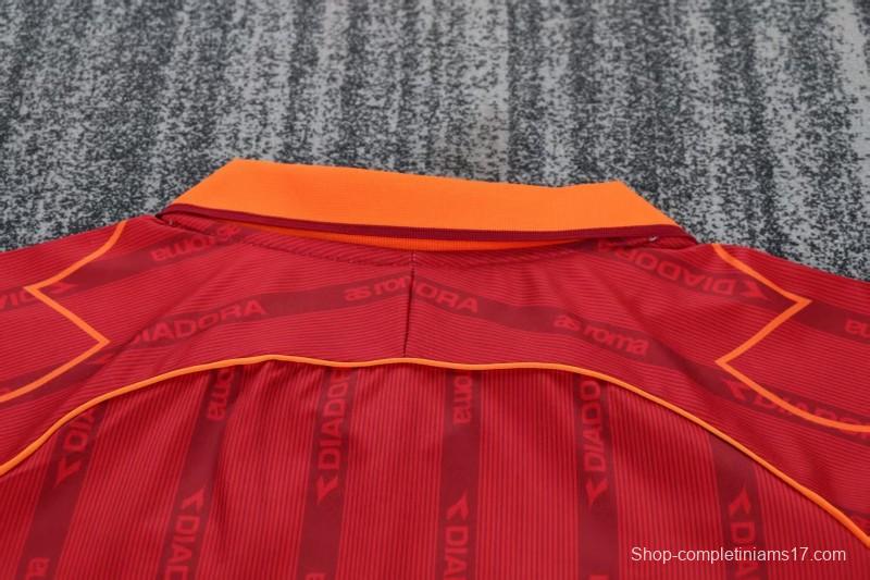 Retro Kids 99/00 Roma Home Jersey