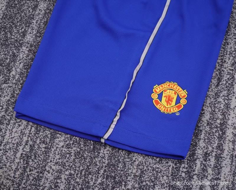 Retro Kids 02/03 Manchester United Blue Third Jersey