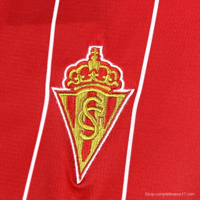 2025/26 Mens Sporting De Gijón Rrtro Jersey