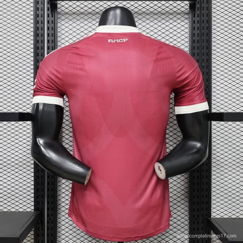 Player Version 26/27 Real Madrid Third Burgundy Red Jersey