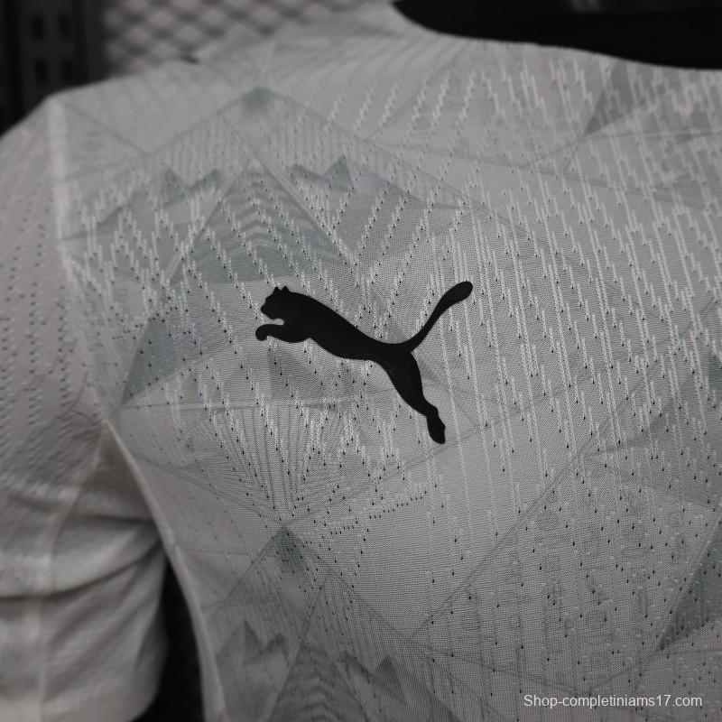 Player Version 2026 Egypt White with Grey  Away Jersey