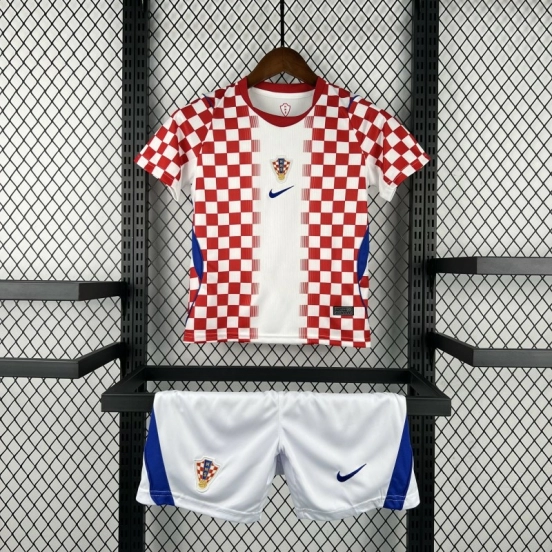 2026 Kids Croatia World Cup Home Kit