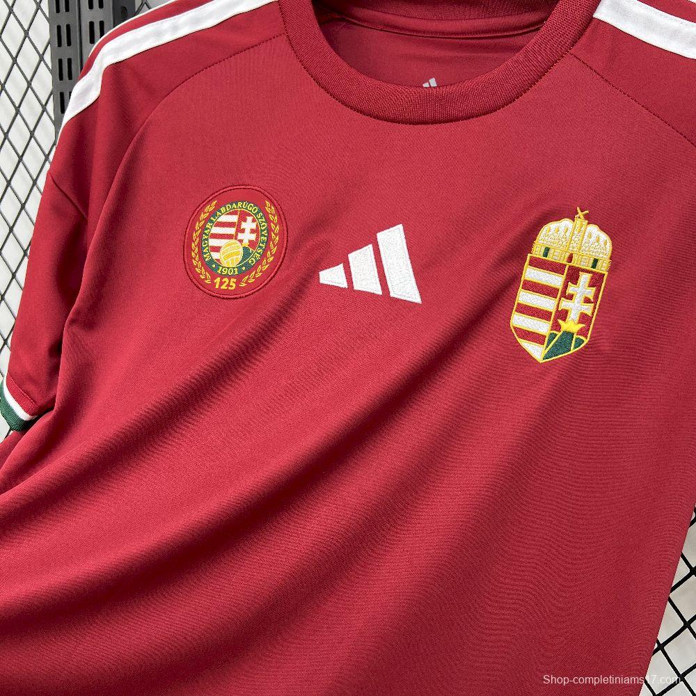 2025/26 Mens Hungary Home Jersey