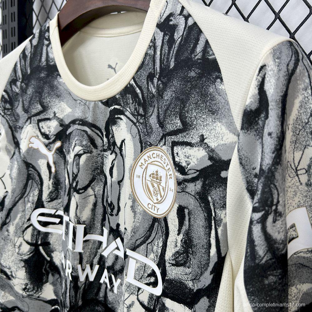 2025/26 Mens Manchester City Year Of The Horse Special Edition Jersey