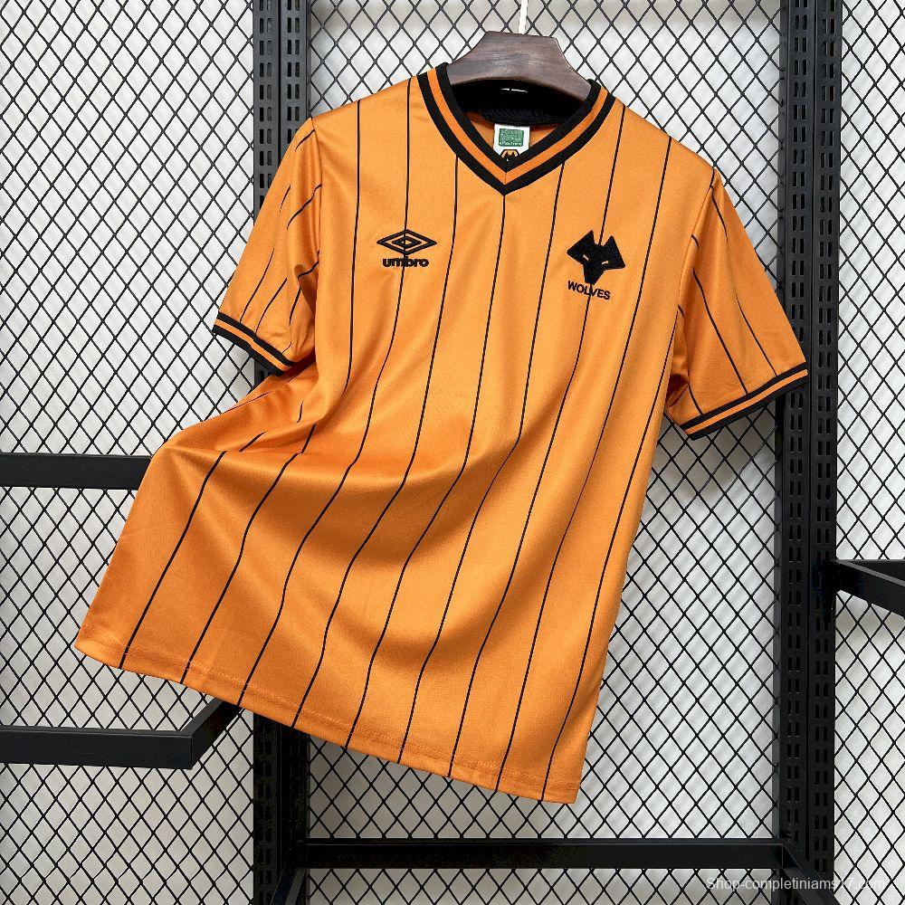 1985/86 Retro Wolverhampton Wanderers Home  Jersey