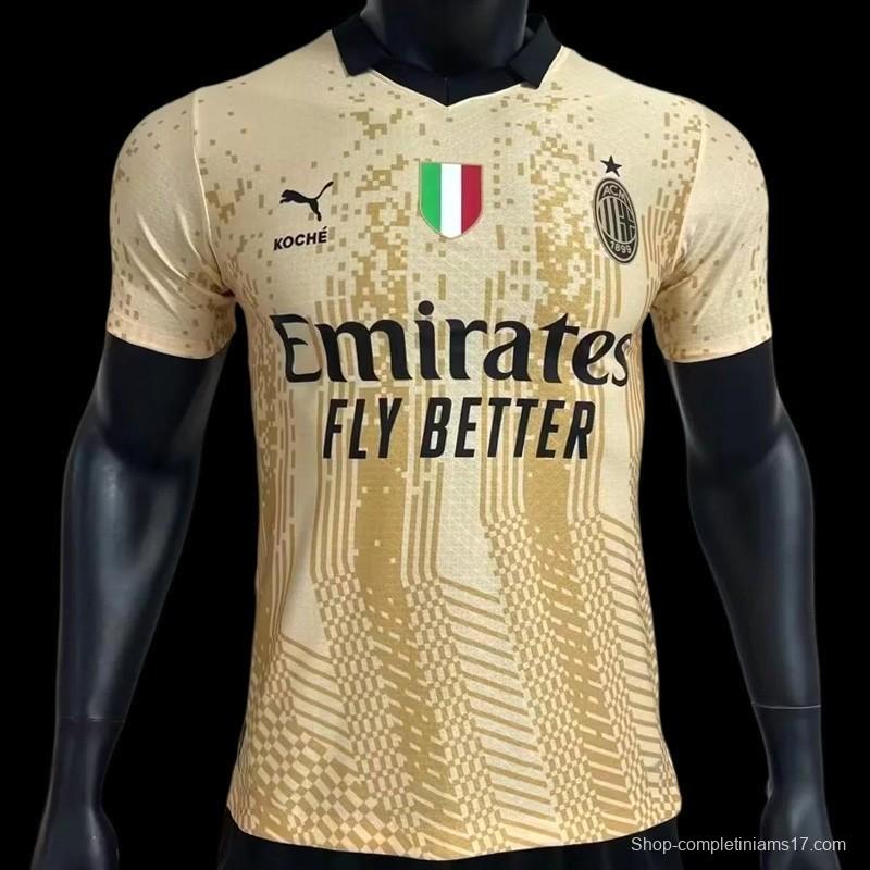 Player Version 22/23 AC MILAN Goalkeeper X KOCHÉ 4TH Golden Jersey