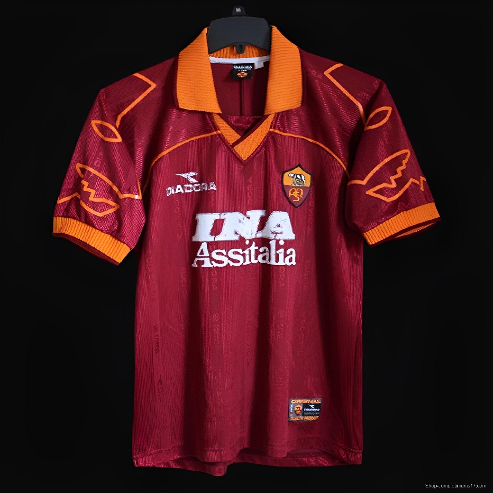 Retro 99/00 AS Roma Home Jersey