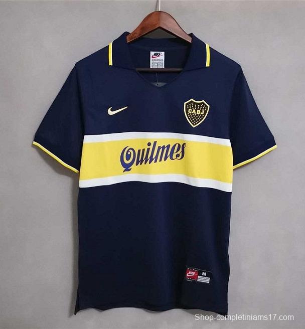 Retro 96/97 Boca Juniors Home Soccer Jersey