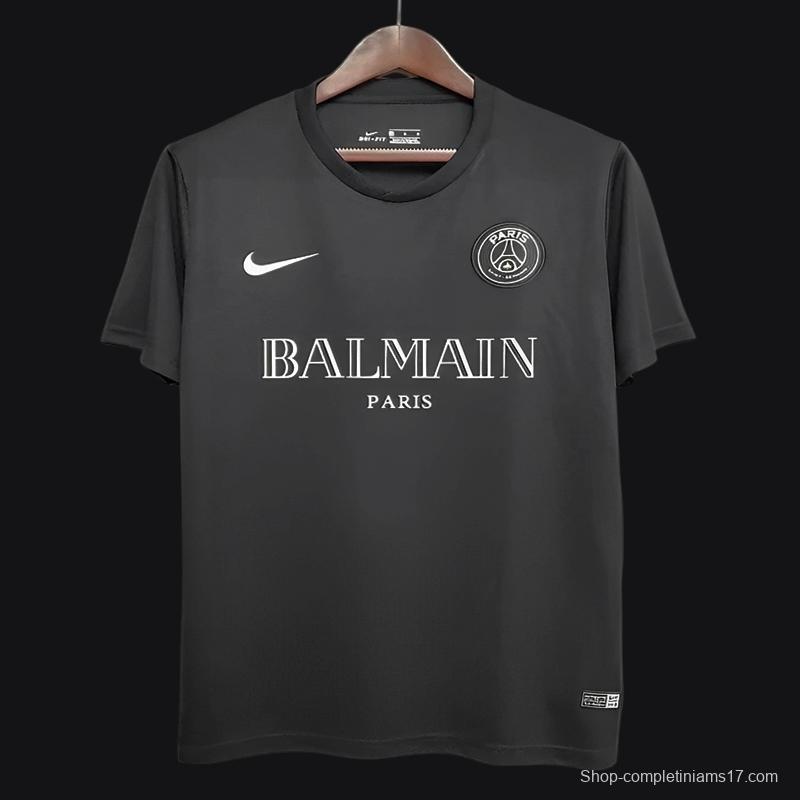 Retro 2020 PSGx Balmain Black Jersey