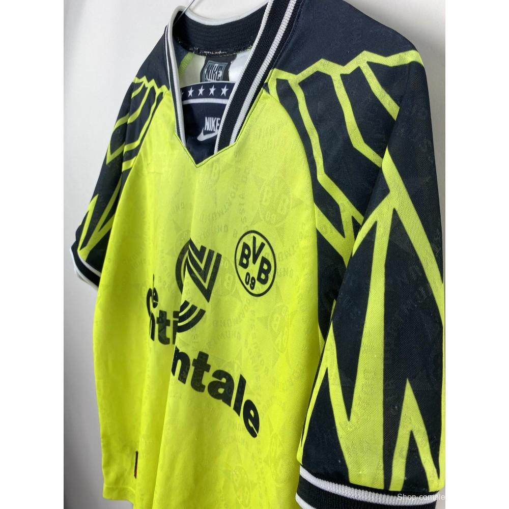 Retro 94/95 Borussia Dortmund Home Jersey