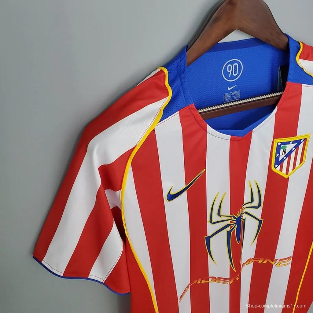 Retro 04/05 ATLETICO MADRID SPIDER MAN Home Jersey