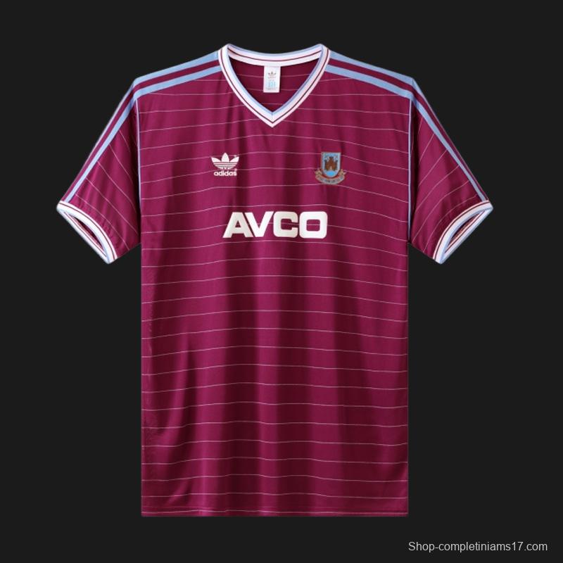 Retro 86/87 West Ham United Home Jersey