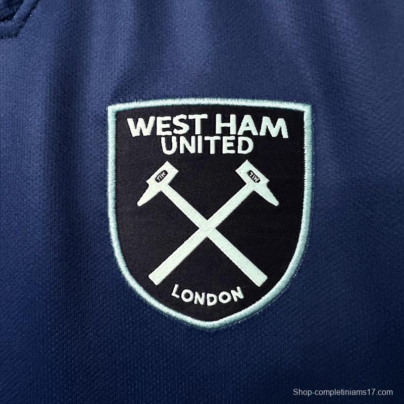 23/24 West Ham Third Blue Jersey