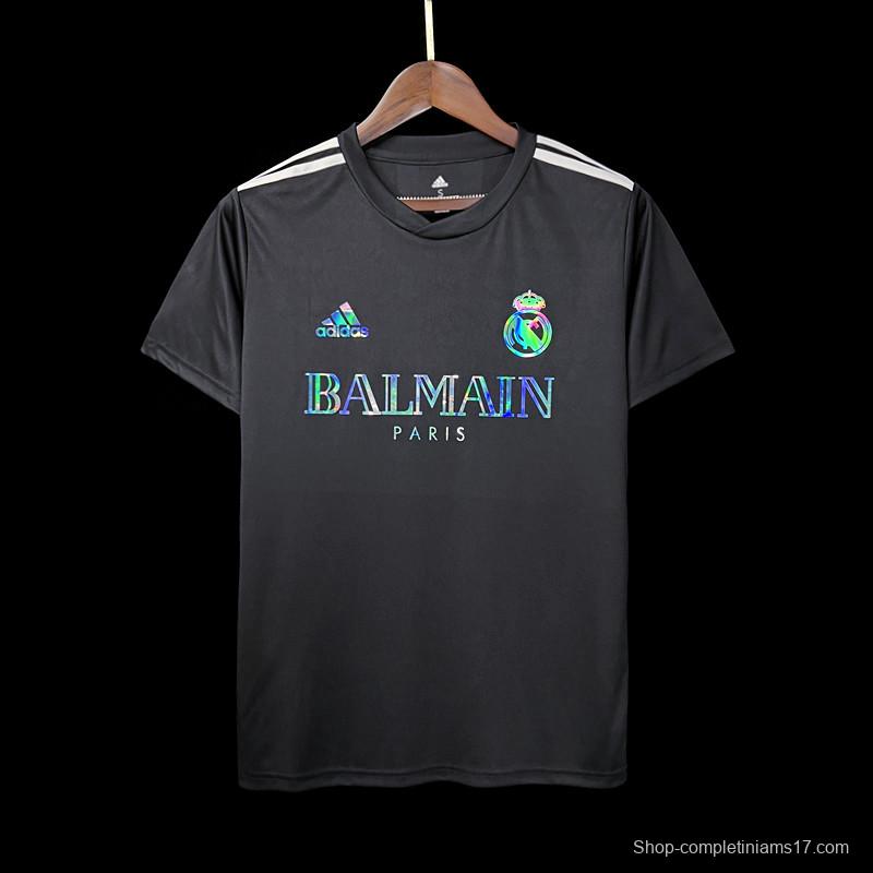 23/24 Real Madrid x Balmain Black Jersey