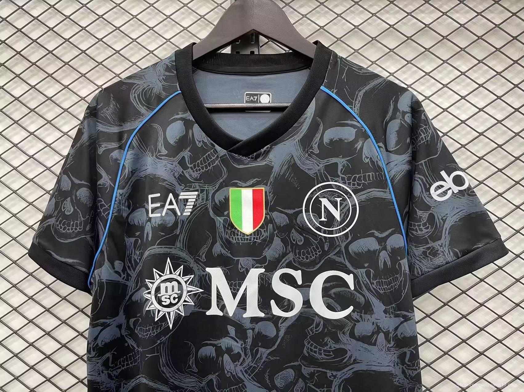 23/24 Napoli Halloween Black Jersey