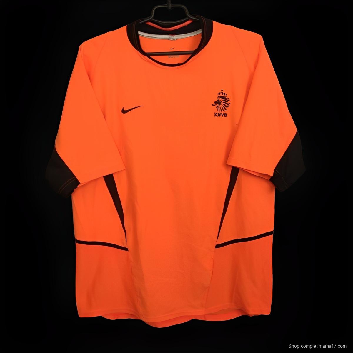 Retro 2002 Netherlands Home Jersey