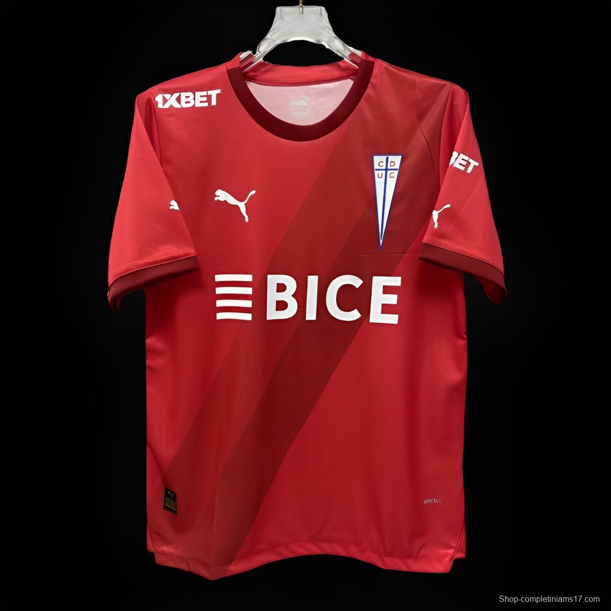 24/25 CD Universidad Catolica Away Red Jersey