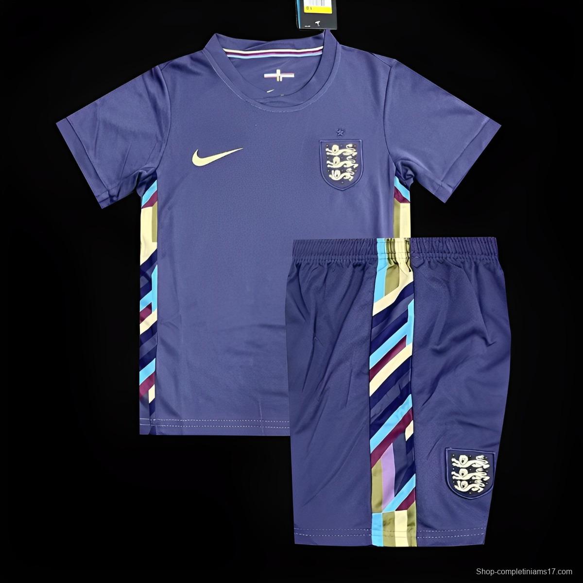 2024 Kids England Away Jersey