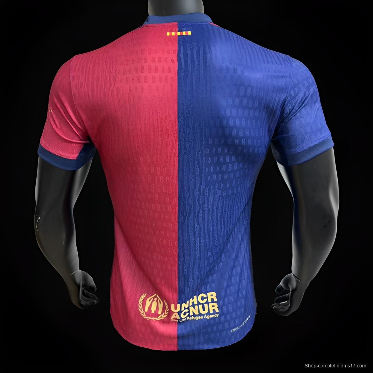 Player Version 24/25 Barcelona Home Jersey