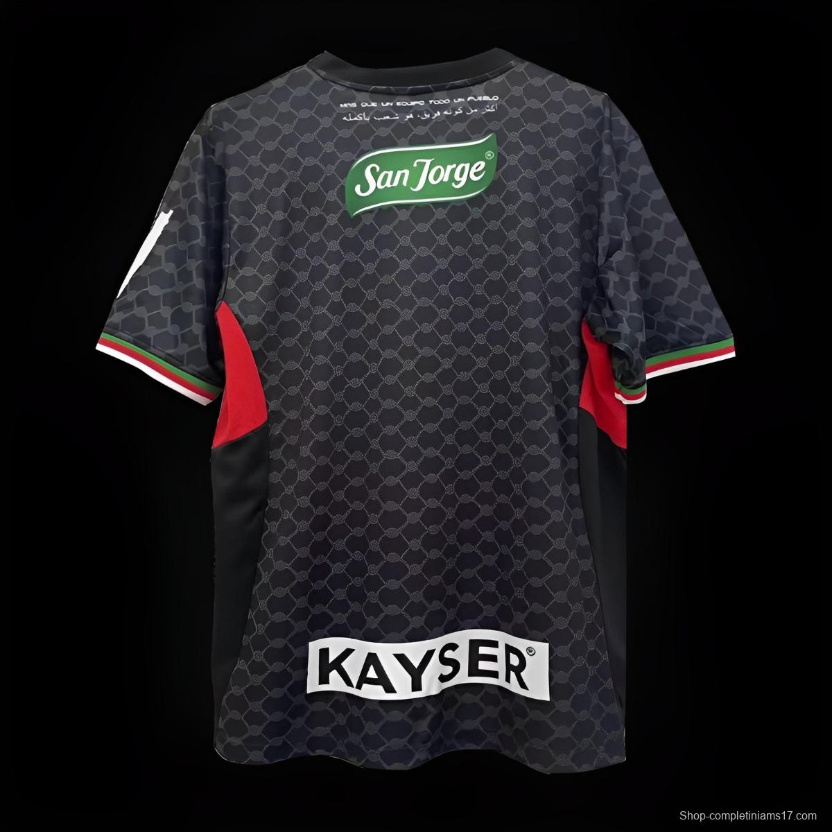 24/25 CD Palestino Away Black Jersey