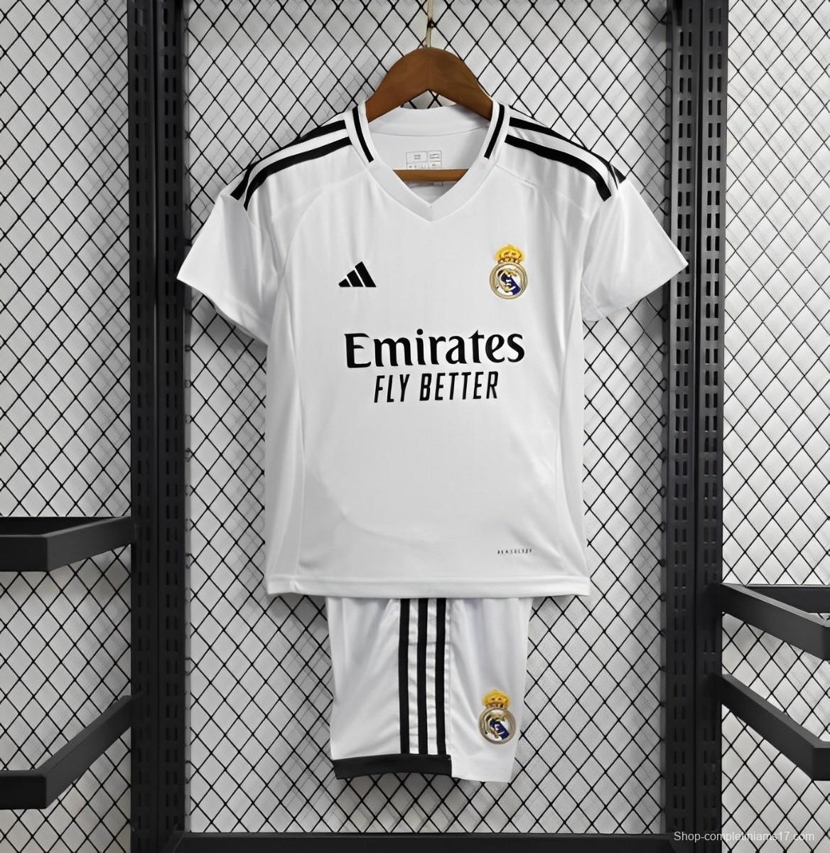 24/25 Kids Real Madrid Home Jersey