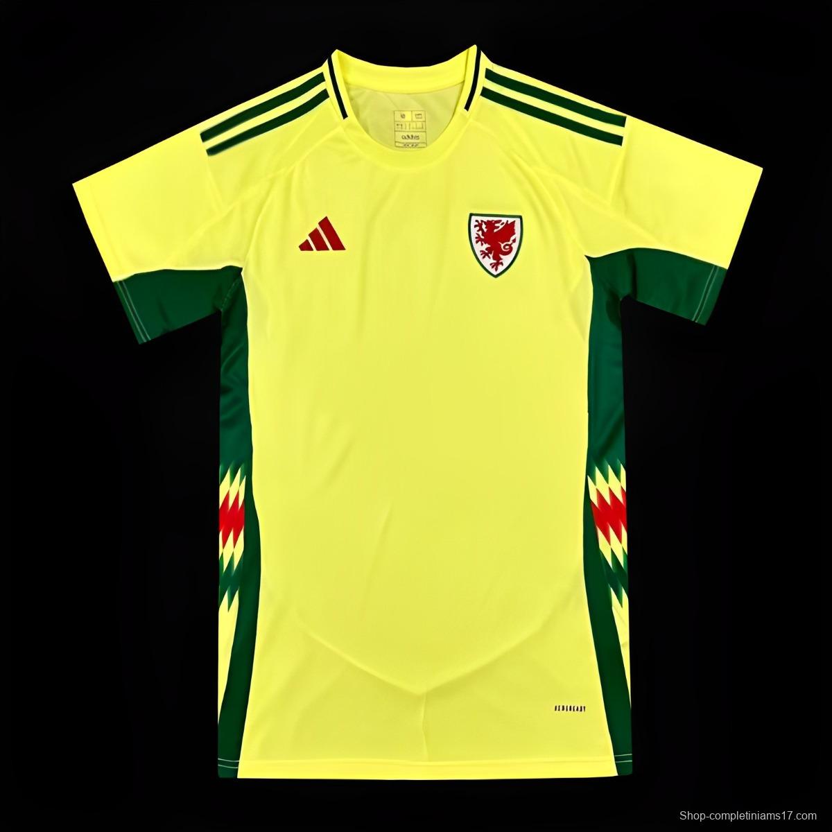 2024 Wales Away Yellow Jersey