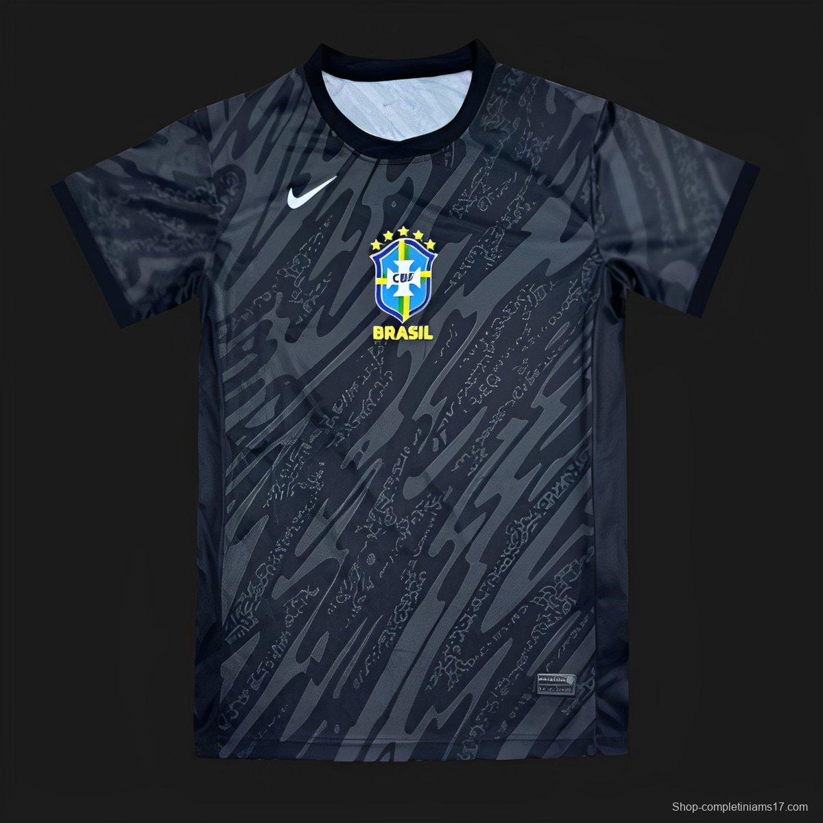 2024 Brazil Away Goalkeeper Jersey