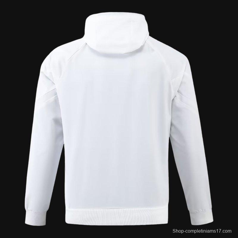 2024 England White Windbreaker