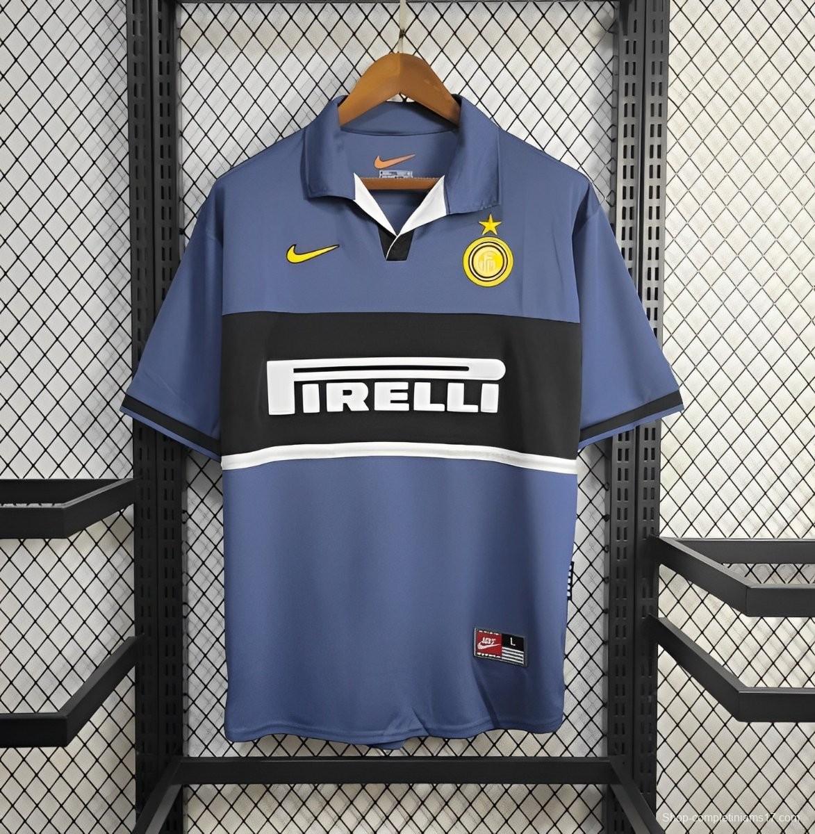 Retro 98/99 Inter Milan Third Blue Jersey