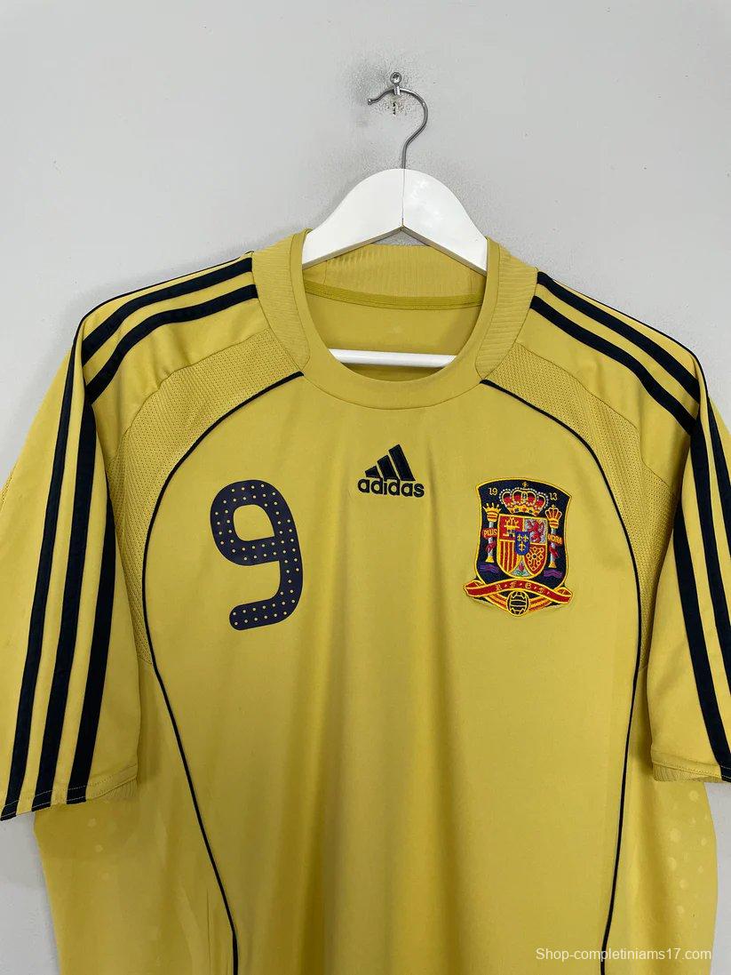 Retro 2008 Spain Away Golden Jersey