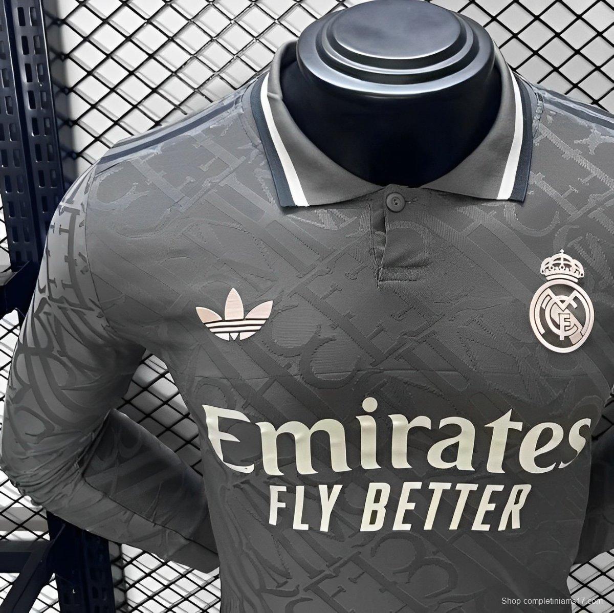 Player Version 24/25 Real Madrid Third Long Sleeve Jersey