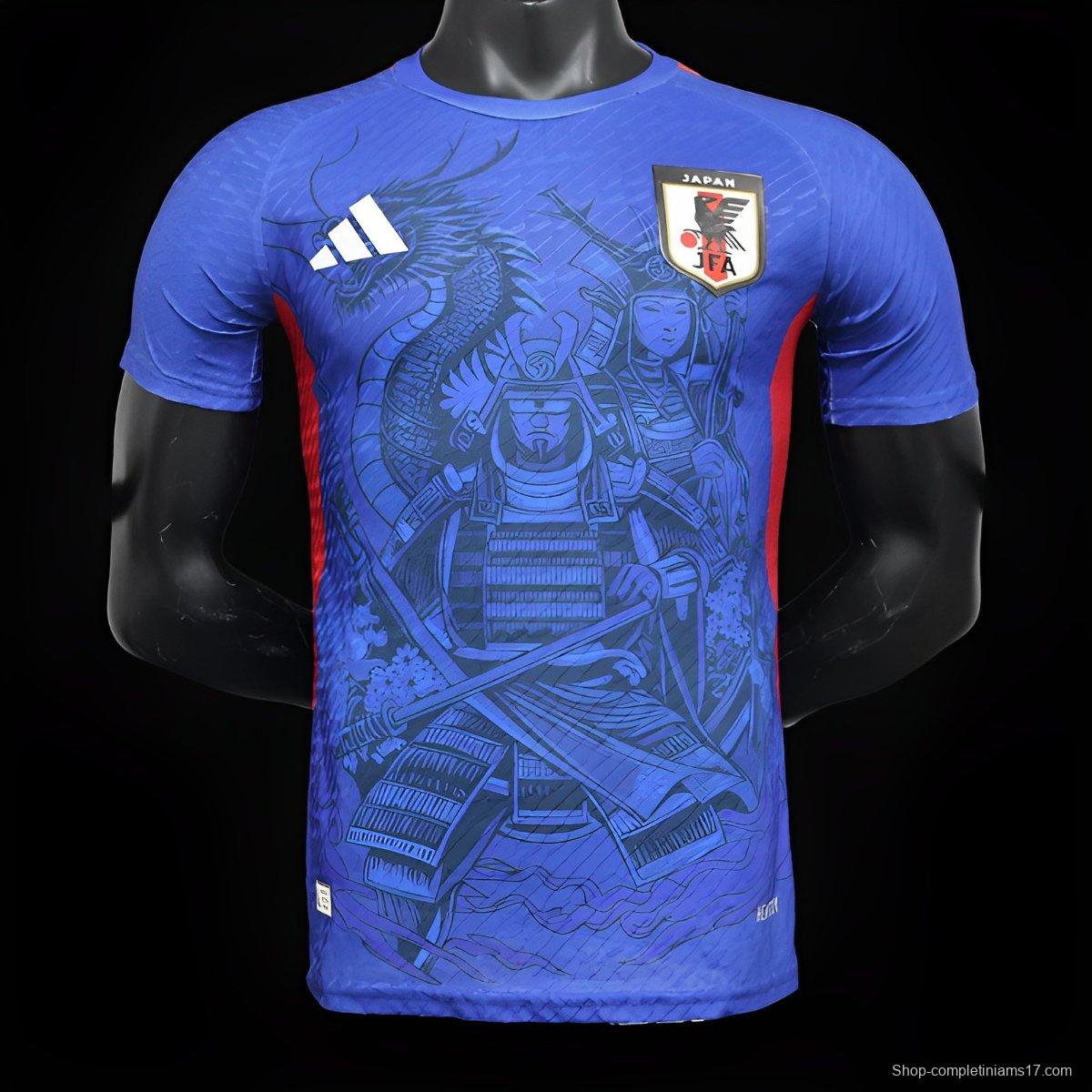 Player Version 2024 Japan Dragon x Samurai Pattern Special Jersey