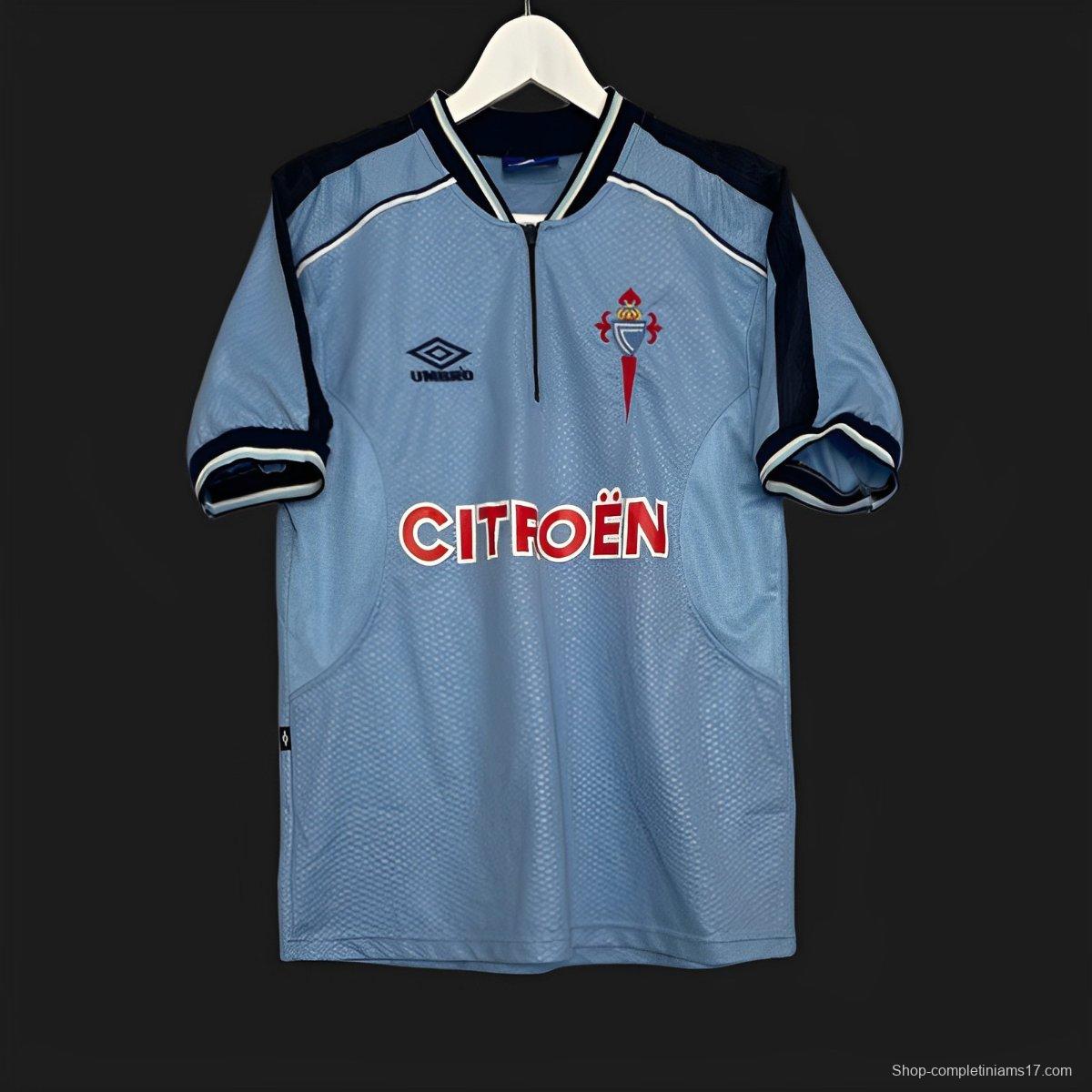 Retro 99/01 Celta de Vigo Home Jersey