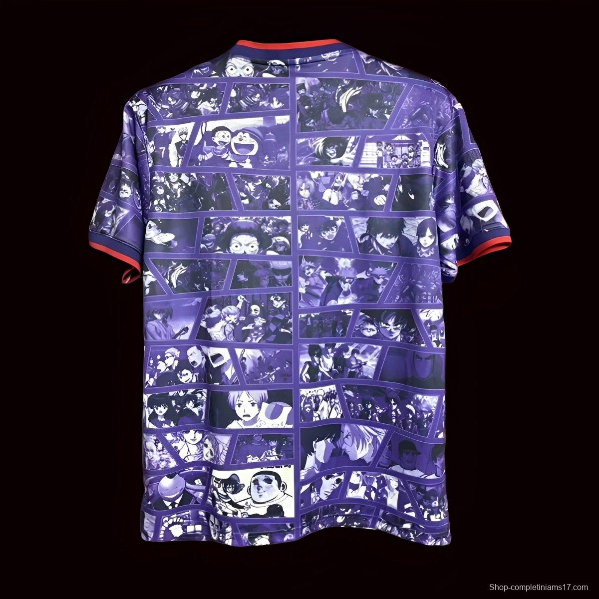 2024 Japan X Anime Purple Special Edition Jersey