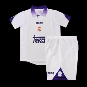 Retro Kids 96/97 Real Madrid Home Jersey