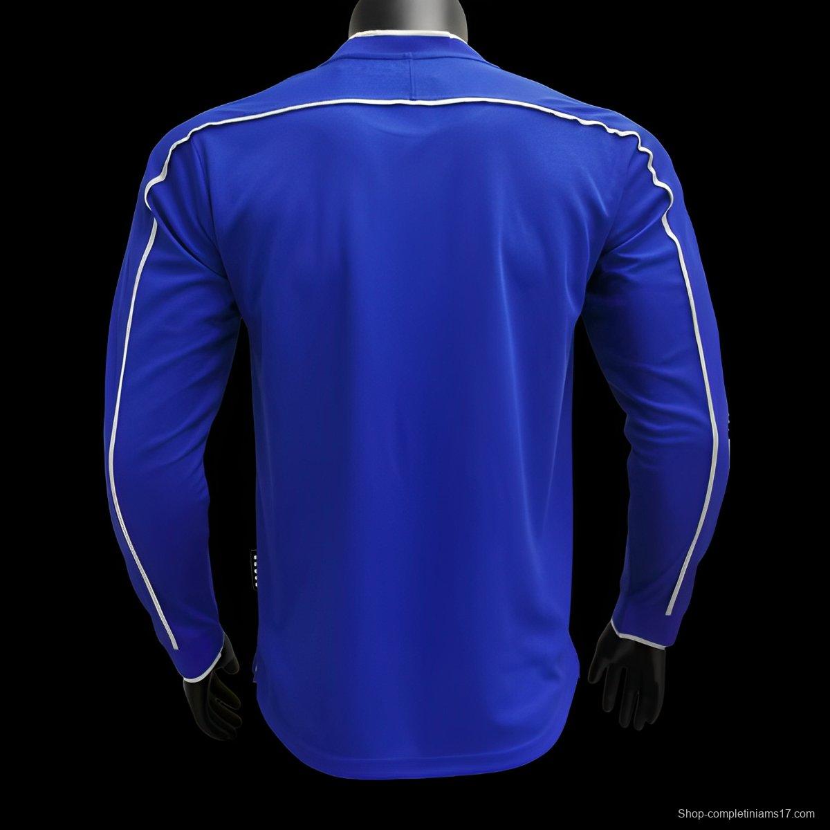 Retro 1998 Brazil Away Long Sleeve Jersey