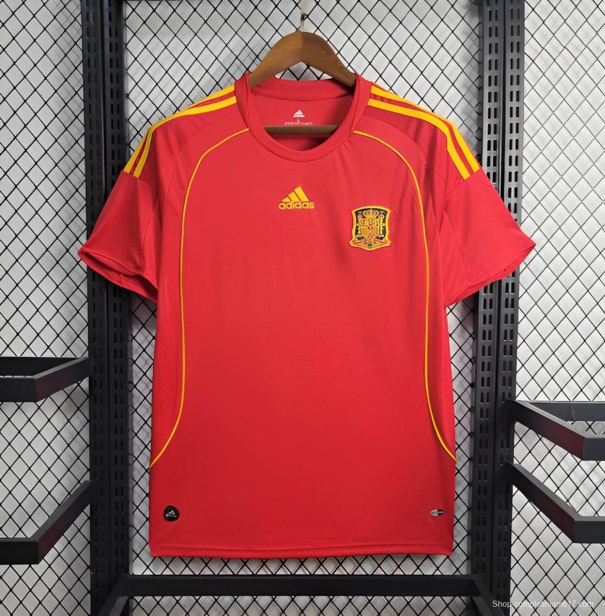 2010 Retro Spain Home Jersey