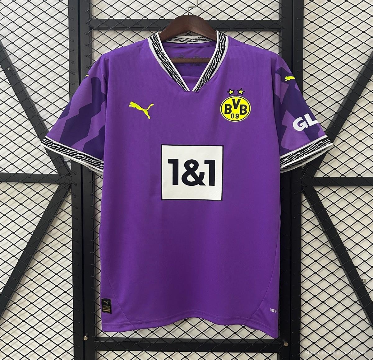 24/25 Borussia Dortmund Purple Goalkeeper Jersey