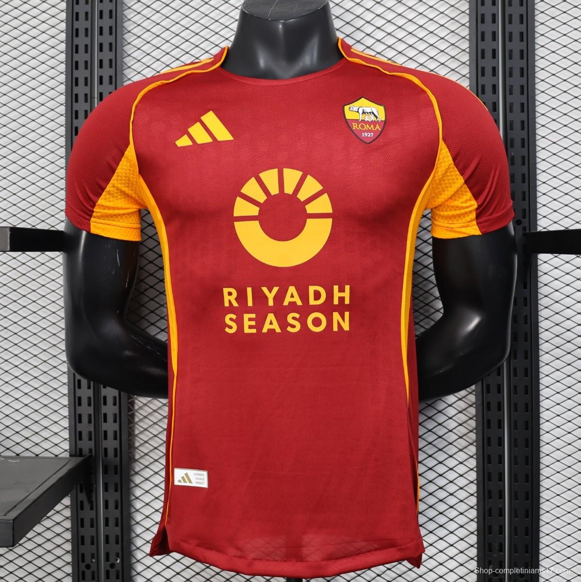Player Version 25/26 Roma Home Jersey