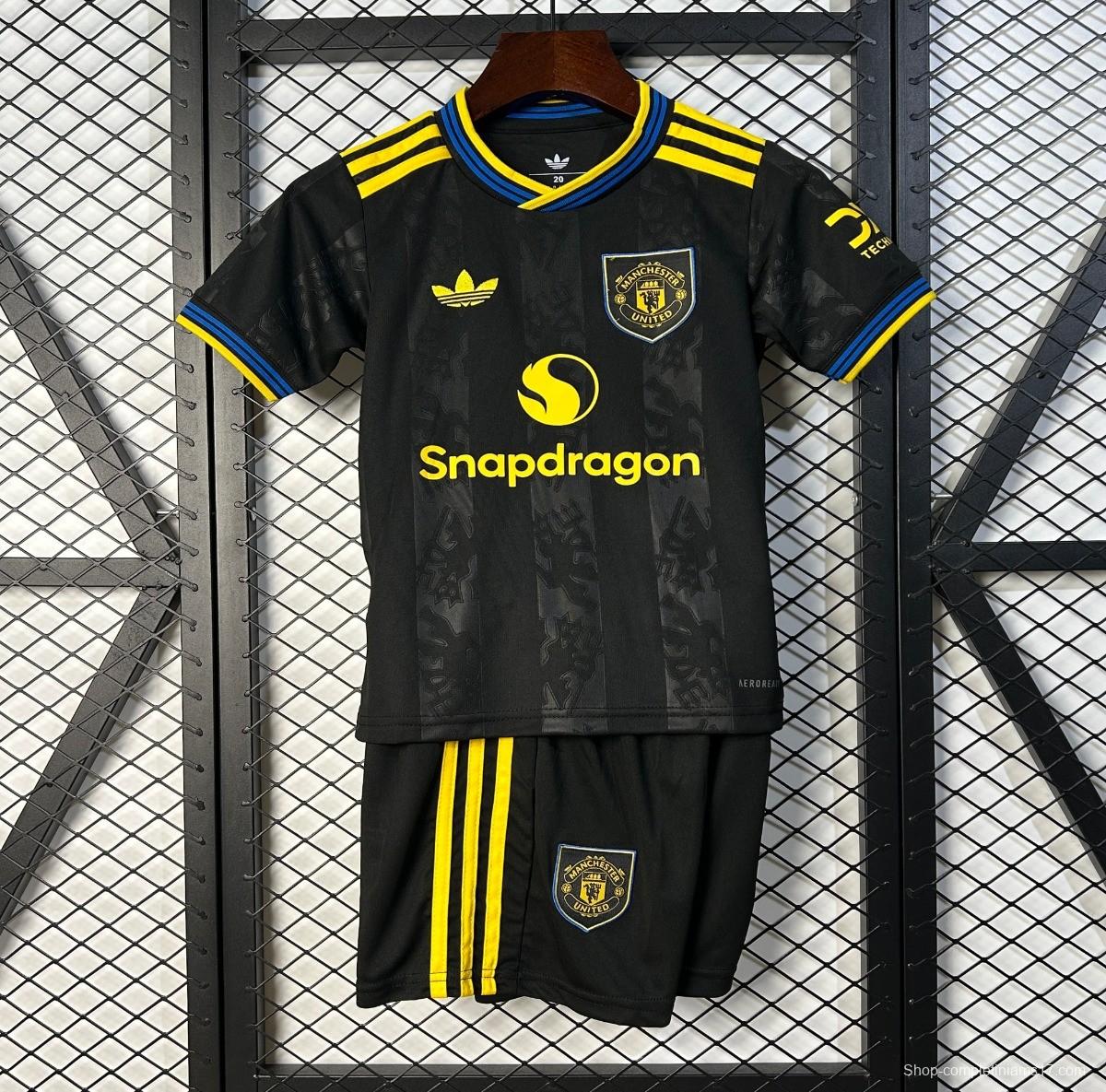 25/26 Kids Manchester United THIRD Size 16-28 Jersey