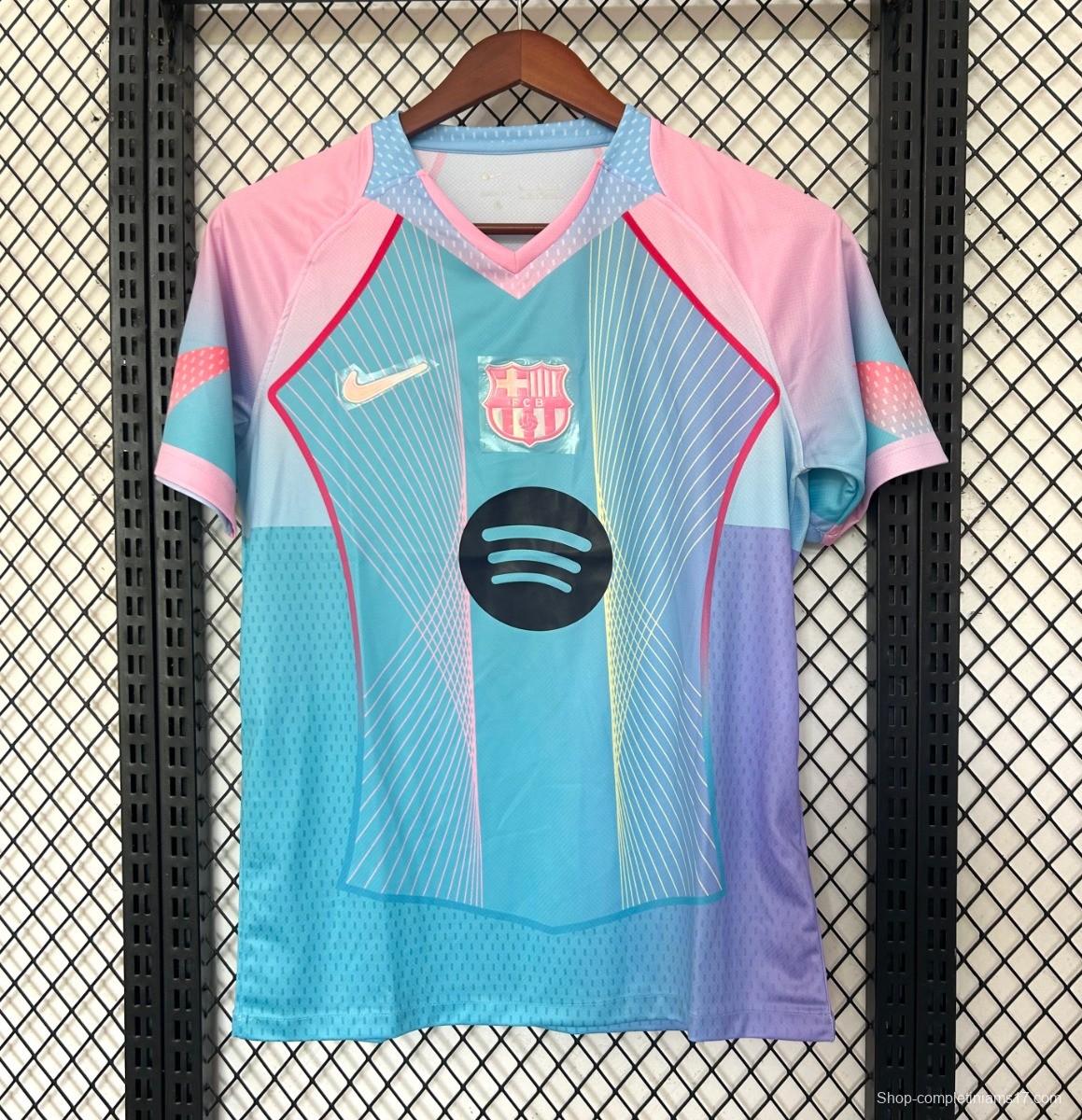 25/26 Barcelona Blue Gradient with Spotify Jersey