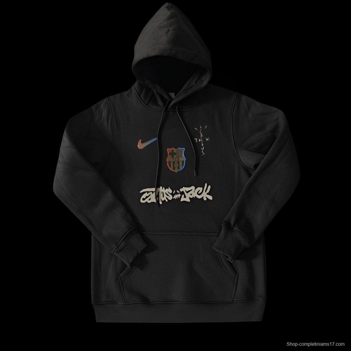 25/26 Barcelona Black Cactus Jack Hoodie -7 Colors