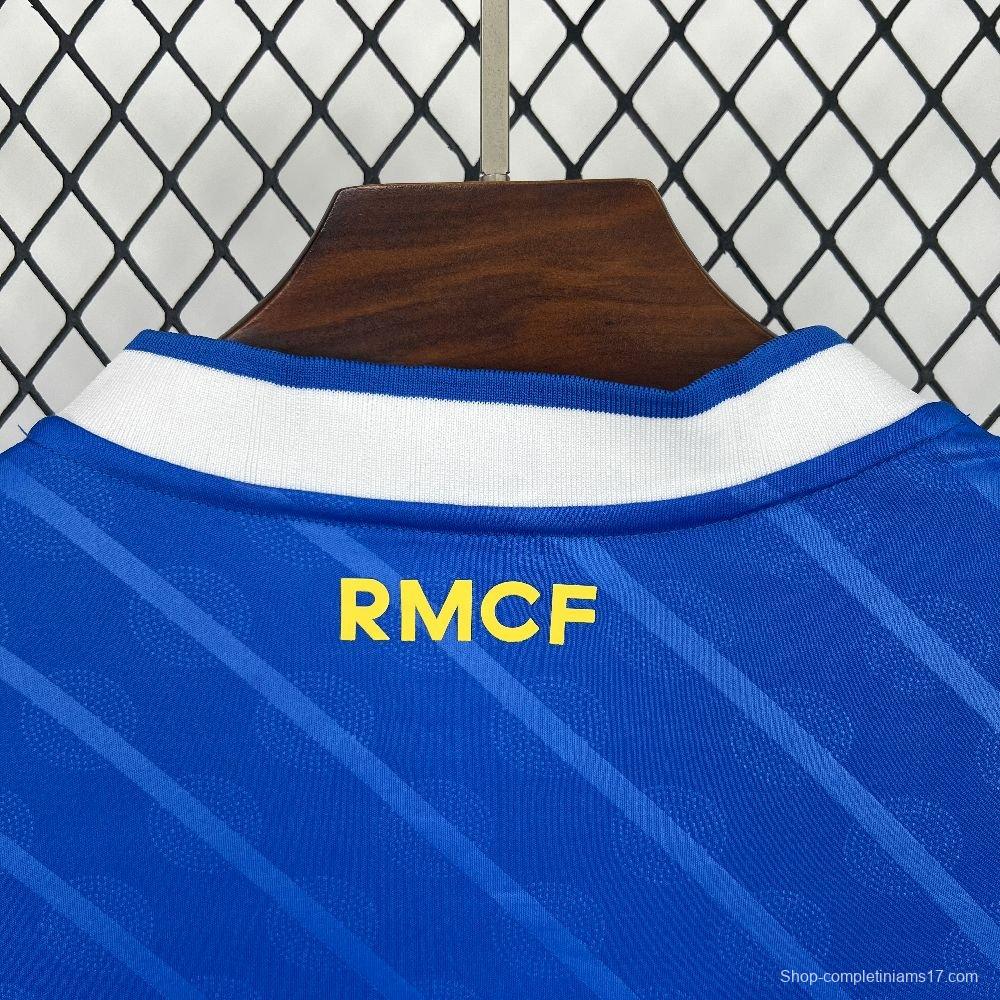 25/26 Real Madrid Third Blue Long Sleeve Jersey