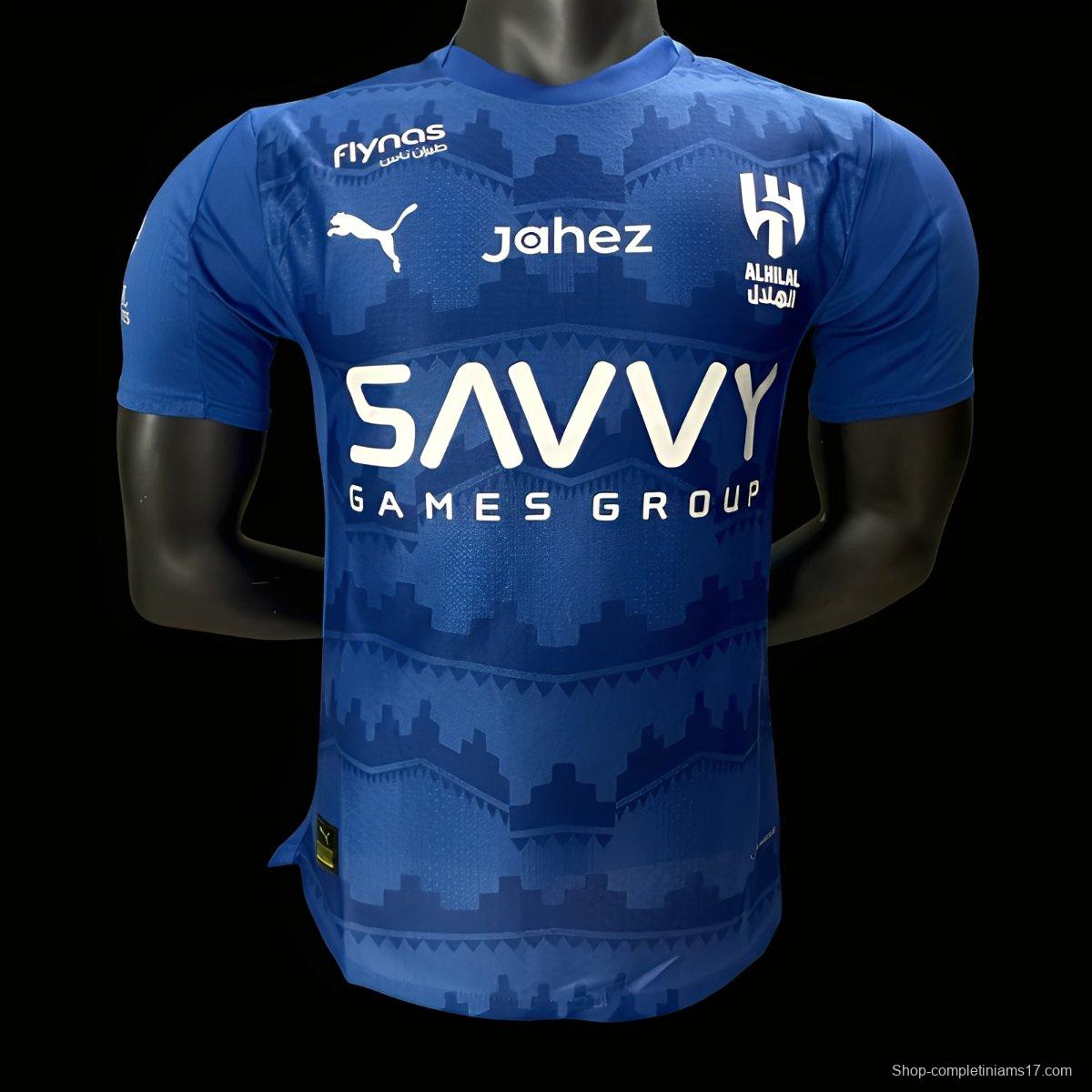 Player Version 25/26 Al Hilal Home Jersey