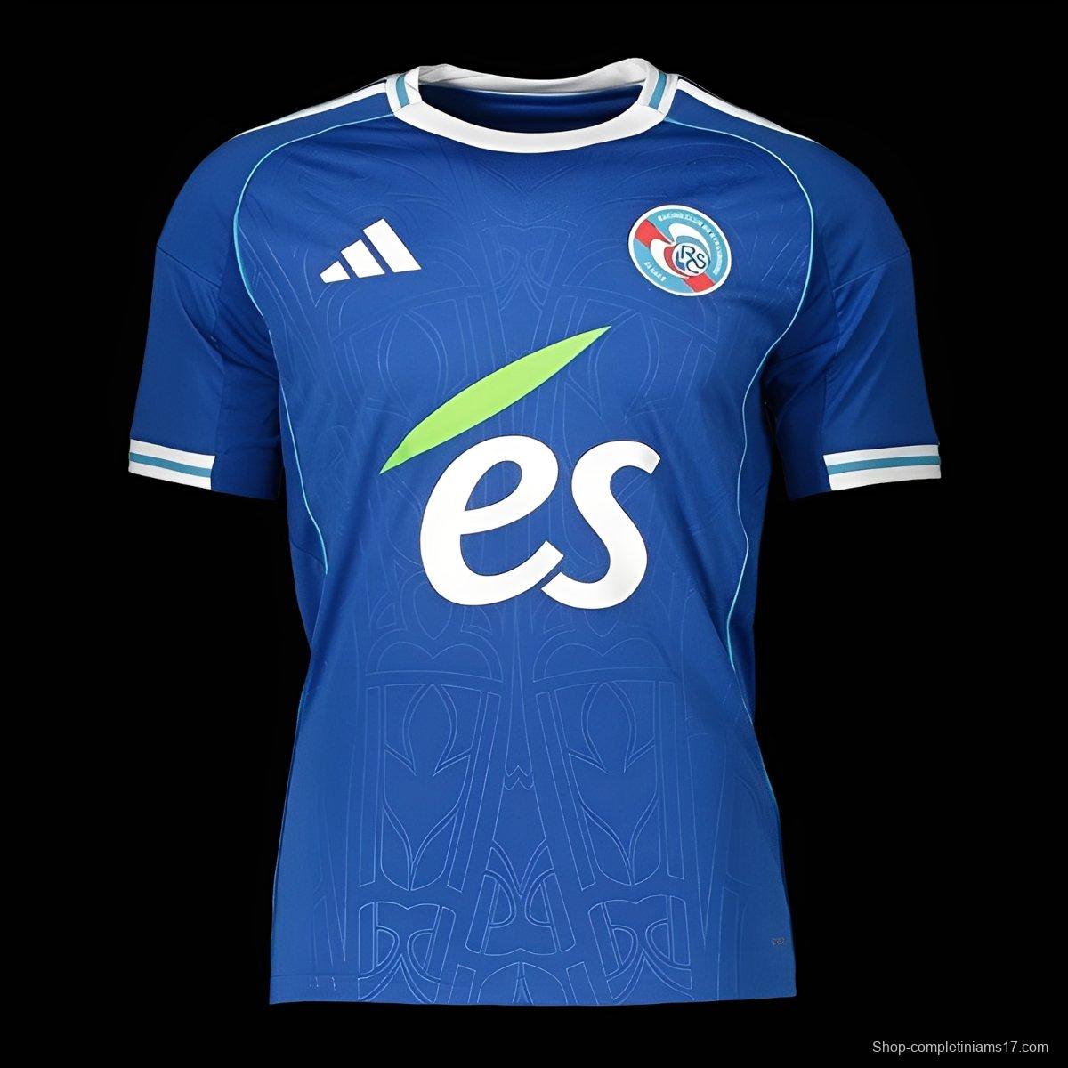 2025/26 Mens RC Strasbourg Alsace Home Jersey