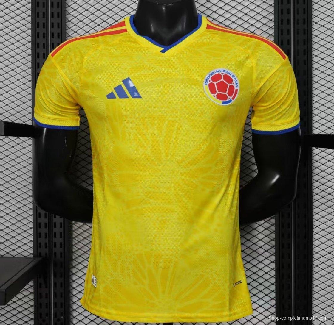 Player Version 2025 Colombia Home Jersey